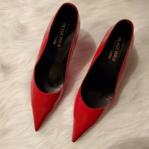 Stiletto Heel Pump - Made In England - Perfect Red - Contemporary